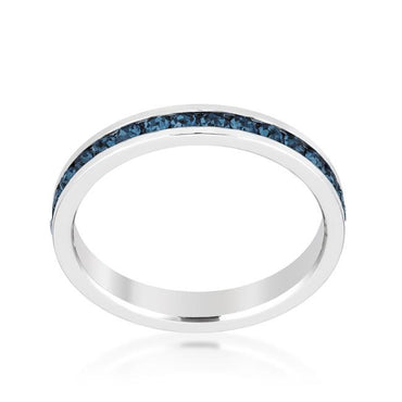 Gail Montana Blue Eternity Stackable Wedding Ring | 1ct