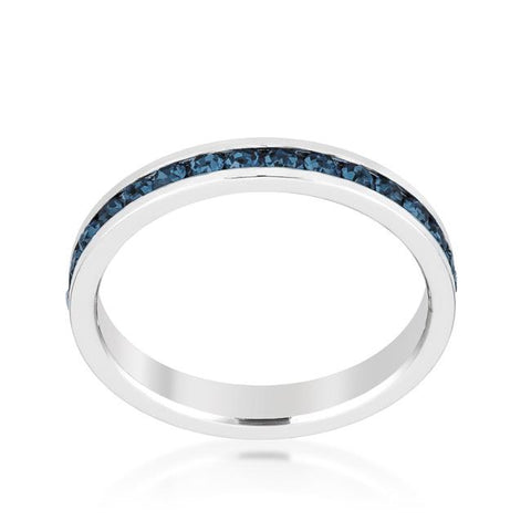 Gail Montana Blue Eternity Stackable Wedding Ring | 1ct