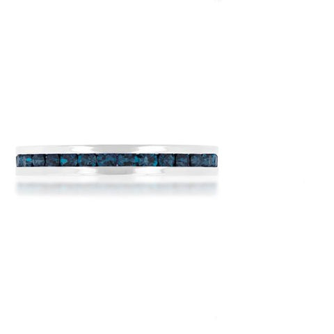 Gail Montana Blue Eternity Stackable Wedding Ring | 1ct