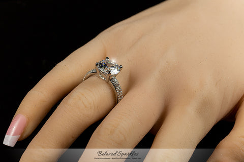 Genevi Classic Soliatire Engagement Eternity Ring | 4.5ct