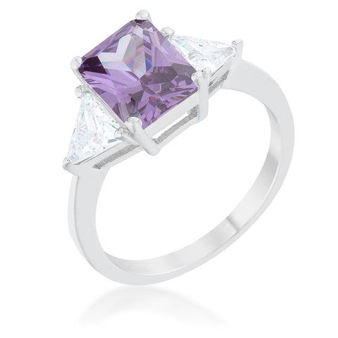 Gretchen 3ct Amethyst CZ Cocktail Ring | 4.5ct