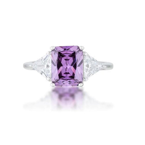Gretchen 3ct Amethyst CZ Cocktail Ring | 4.5ct