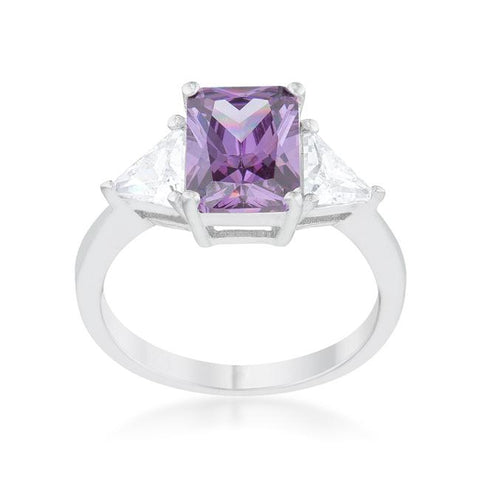 Gretchen 3ct Amethyst CZ Cocktail Ring | 4.5ct