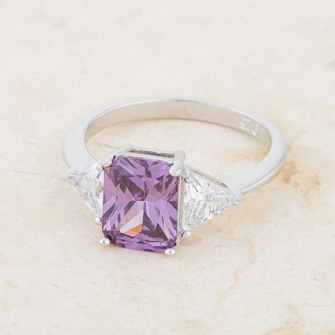 Gretchen 3ct Amethyst CZ Cocktail Ring | 4.5ct