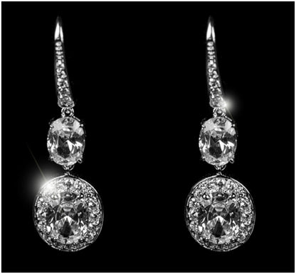 Gretchen Oval Dangle Earrings | 5ct