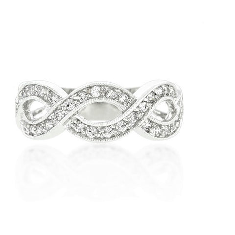 Gretel Infinity Paved Band Ring | 0.5ct