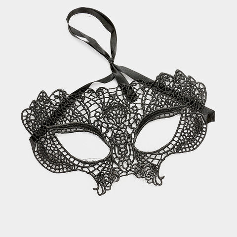 Hydi Sexy Black Lace Maquerade Mask | Black