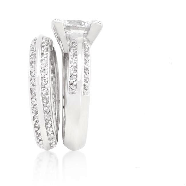 Isabel 2.5ct Round Vintage Engagement Ring Set | 7.5ct