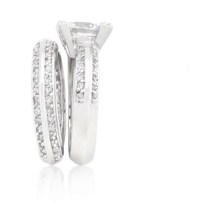 Isabel 2.5ct Round Vintage Engagement Ring Set | 7.5ct