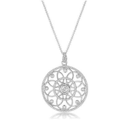 Iyanna Interlocking Circles CZ Pendant - Beloved Sparkles