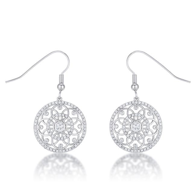 Iyanna Interlocking Circles Dangle Earrings | 1ct