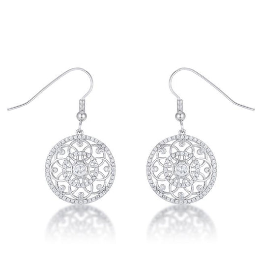 Iyanna Interlocking Circles Dangle Earrings | 1ct