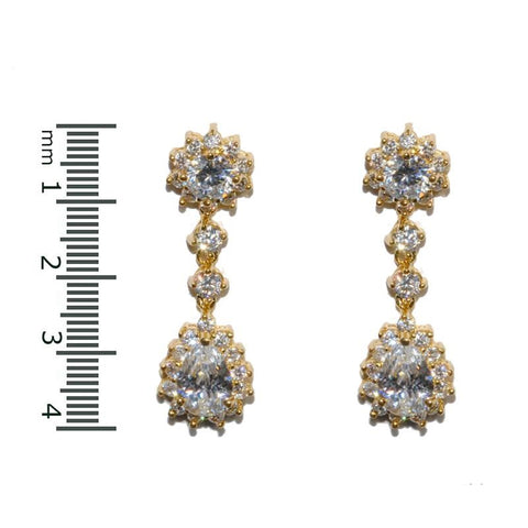 Kimmy Gold Chandelier Earrings | 36mm