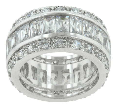 Kinsley Classic Cluster Eternity Cocktail Ring | 11ct
