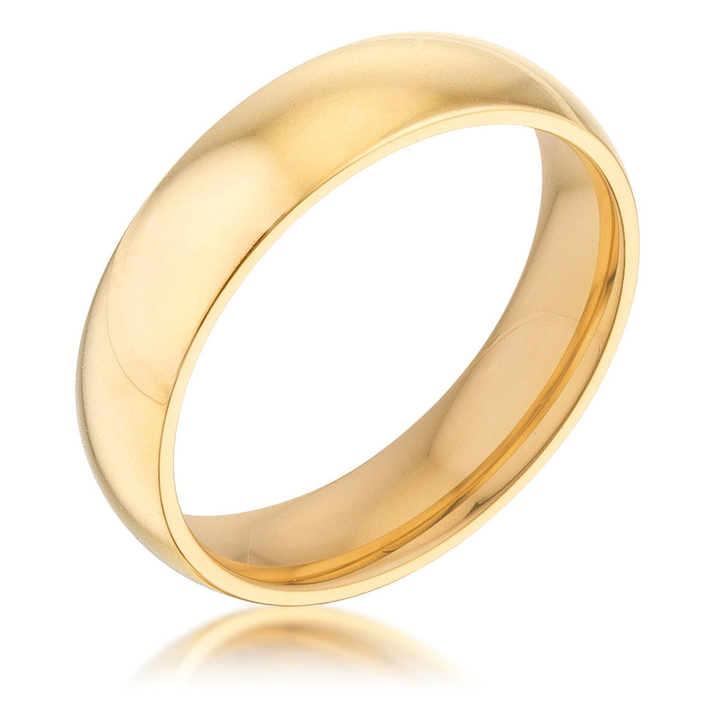 Kiri Gold Stainless Steel Wedding Ring | Stainless Steel