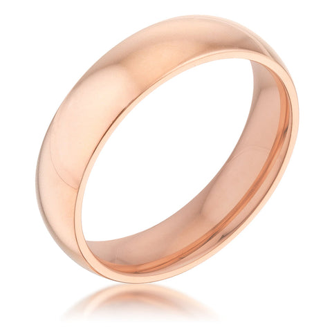 Kiri Rose Gold Stainless Steel Wedding Ring  | Stainless Steel