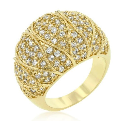 Lalya Goldeneye Dome Cocktail Ring | 6ct | 18k Gold