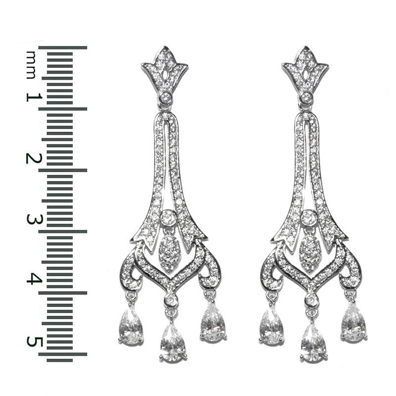 Lark Art Deco Chandelier Earrings