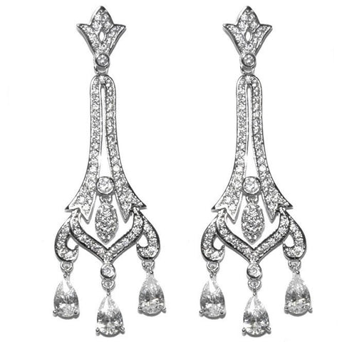 Lark Art Deco Chandelier Earrings