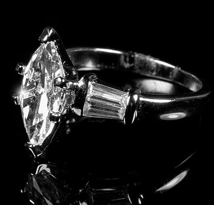 Laurain 2ct Marquise Solitaire Engagement Ring | 2.8ct