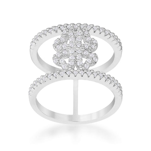 Lauren Delicate Clover Wrap Ring | 1ct