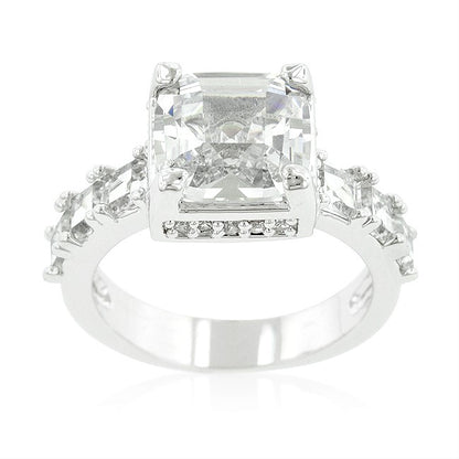 Lidia Asscher CZ Engagement Ring | 6ct