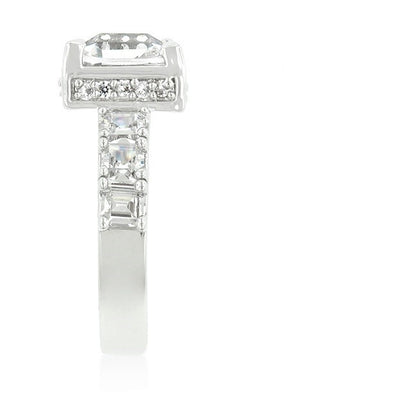 Lidia Asscher CZ Engagement Ring | 6ct