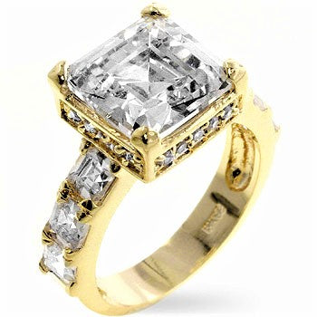 Lidia Asscher CZ Engagement Ring | 6ct