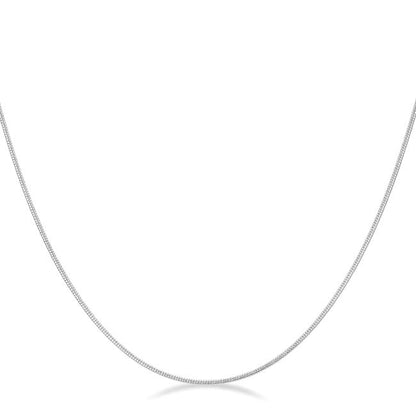 Liv Interlocked Silver Necklace | 16in
