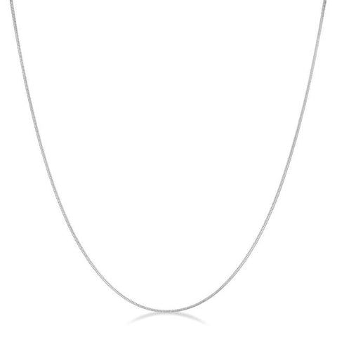 Liv Interlocked Silver Necklace | 16in