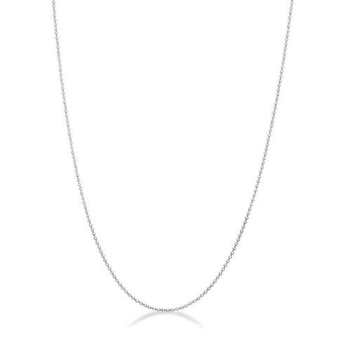 Liva Beaded Julibee Silver Necklace | 20in