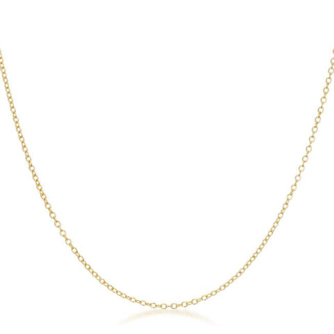 Livia Gold Link Necklace | 16in