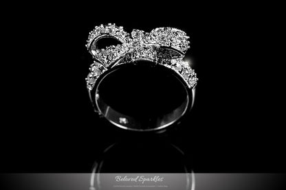 Lori Delicate Ribbon Bow Fashion Ring | 0.7ct