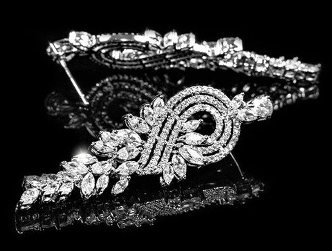 Delphina Marquise Chandelier Earrings | 59mm