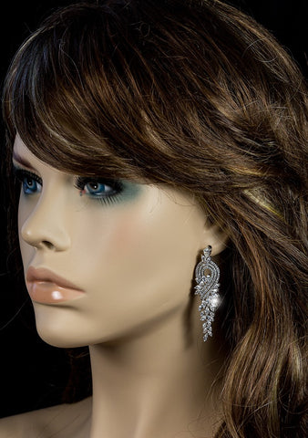 Delphina Marquise Chandelier Earrings | 59mm