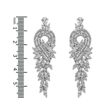 Delphina Marquise Chandelier Earrings | 59mm