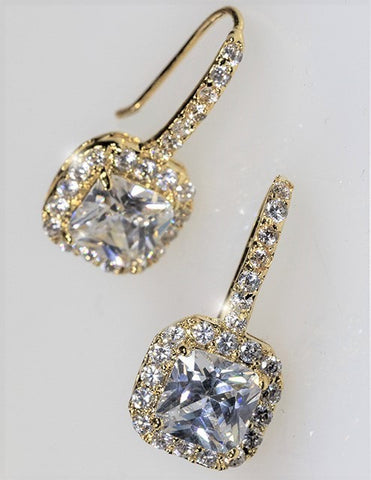Maribel Radiant Gold Drop Earrings | 4.5ct