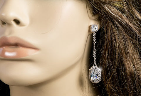 Marlana Radiant Drop Earrings | 65mm