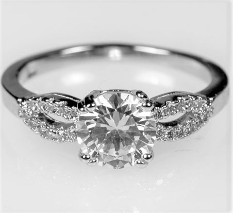 Mersia Round Engagement Ring | 1.3ct