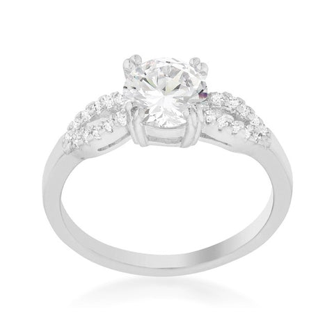 Mersia Round Engagement Ring | 1.3ct
