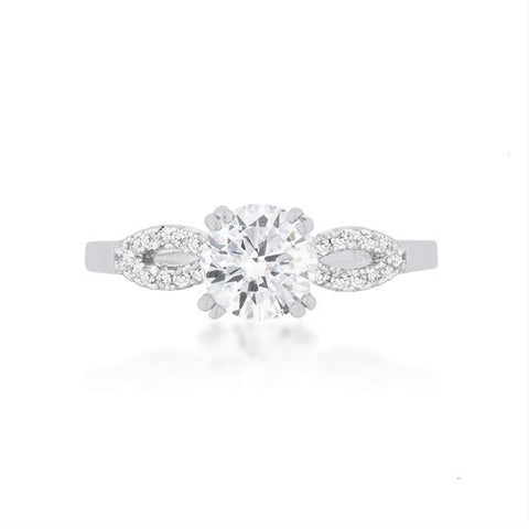 Mersia Round Engagement Ring | 1.3ct