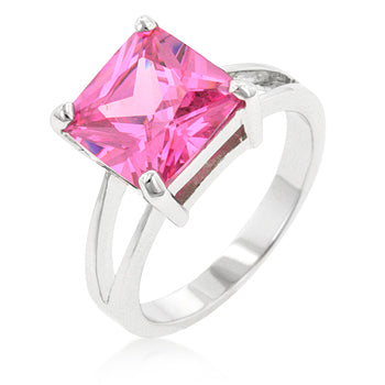 Nadine Pink Princess Cut Engagement Ring | 5.6ct
