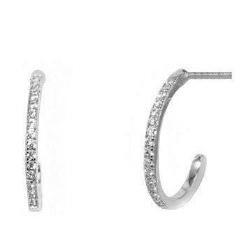 Nan Petite Huggie Earrings | 17mm