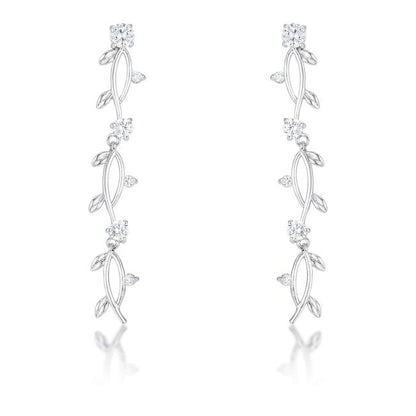 Nathana Romantic Vine Dangle Earrings | 1.1ct