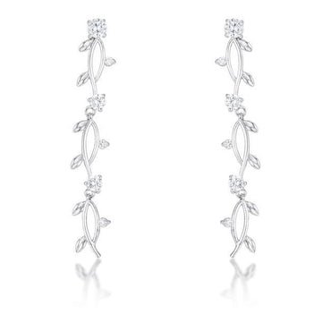 Nathana Romantic Vine Dangle Earrings | 1.1ct