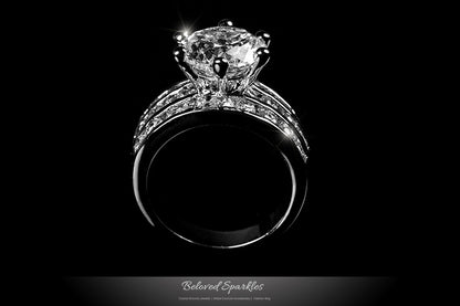 Patina Classic Round Cut Solitaire Engagement Ring | 7.5ct