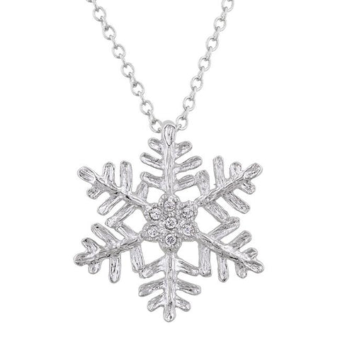 Paula Large Snowflake Pendant