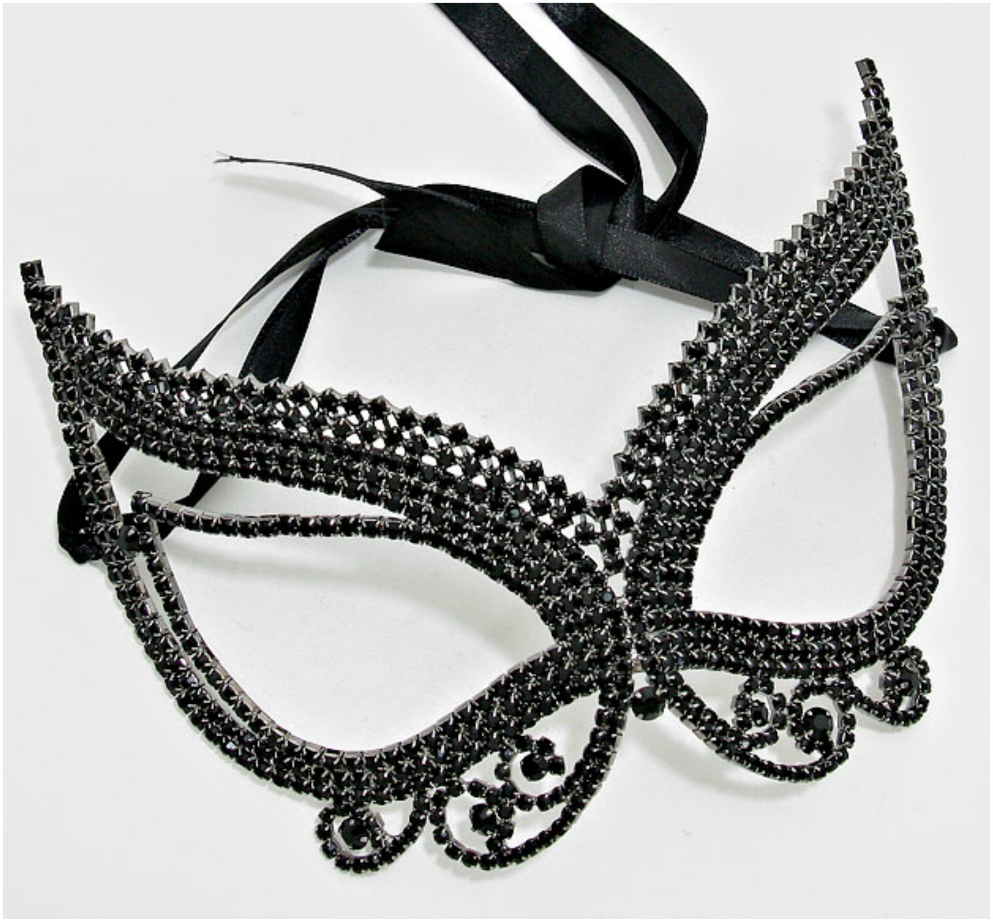 Butterfly Opera Mask Silver Butterfly Masquerade Mask
