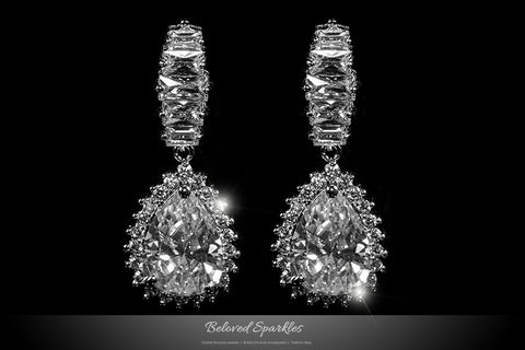 Lorola Tear Drop Statement Earrings | 31mm