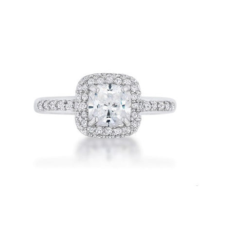 Serena 1.5ct Cushion Halo Engagement Ring | 2.2ct